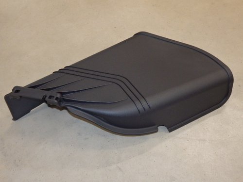 Straw discharge cover